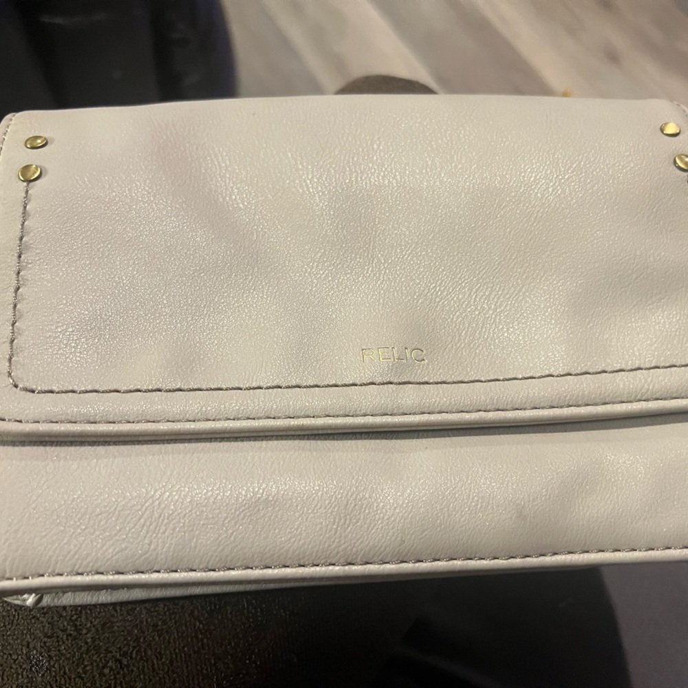 Relic Light Gray Crossbody Bag